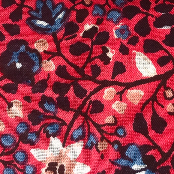 Kate Spade Ditsy Vine Oblong Scarf Azalea Pink - Picture 8 of 12